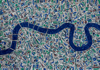 London Cobalt Blue & Teal, Barbara Macfarlane